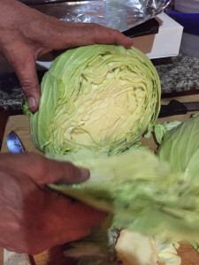Organic Cabbage Rosettes recipe