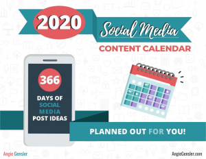 Angie Gensler 2020 Content Calendar Affiliate Link